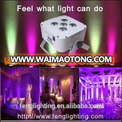 Professional battery powered wireless dmx led decorate remote uplight